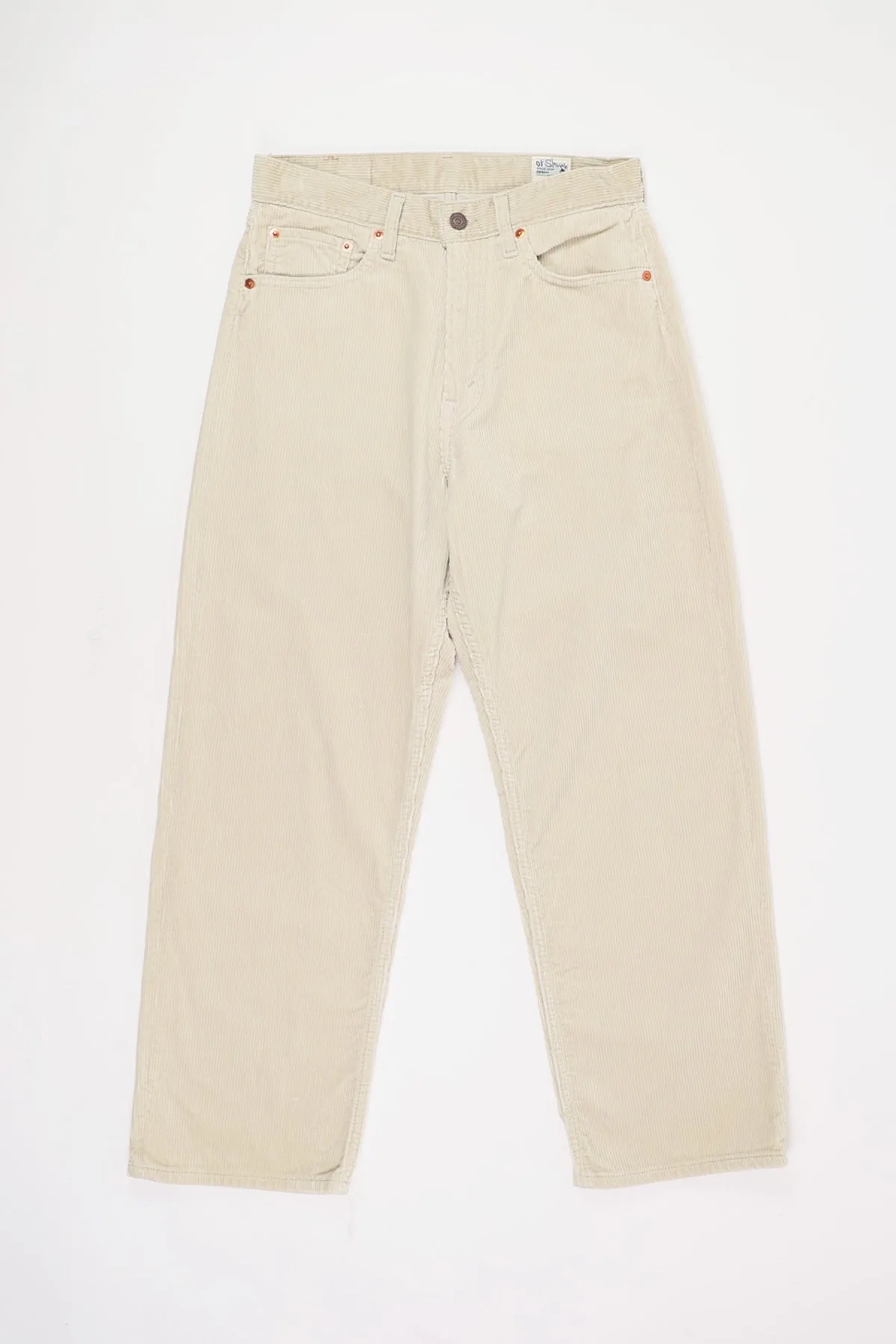 101 Dad's Fit Corduroy Pants - Ivory