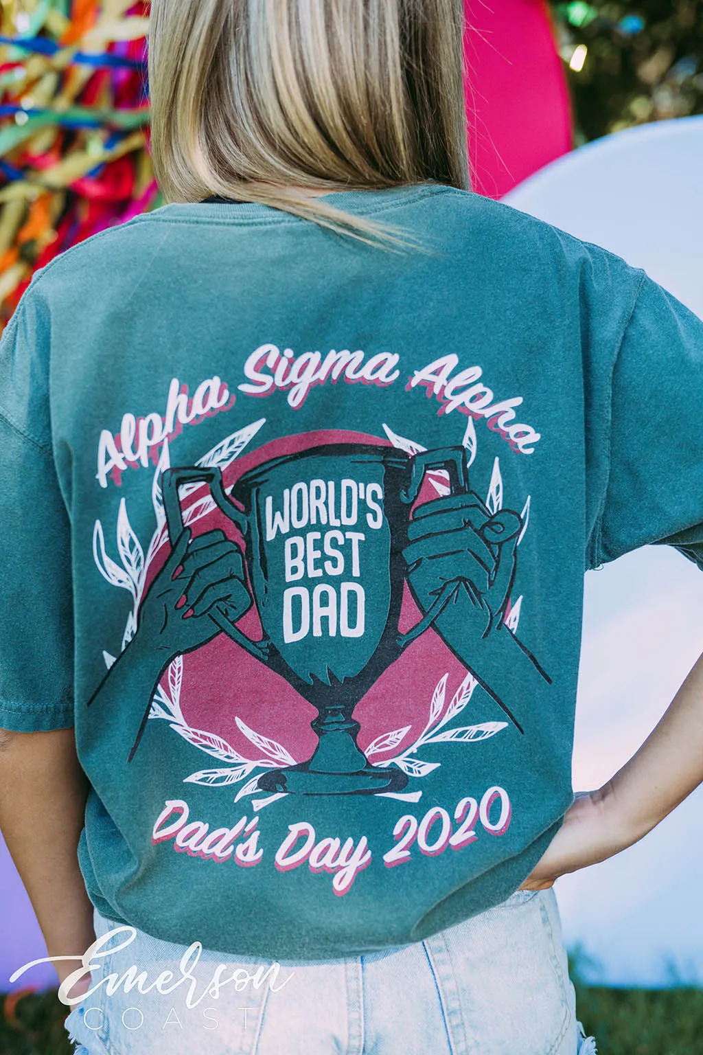 Alpha Sigma Alpha Dads Day Trophy Tee