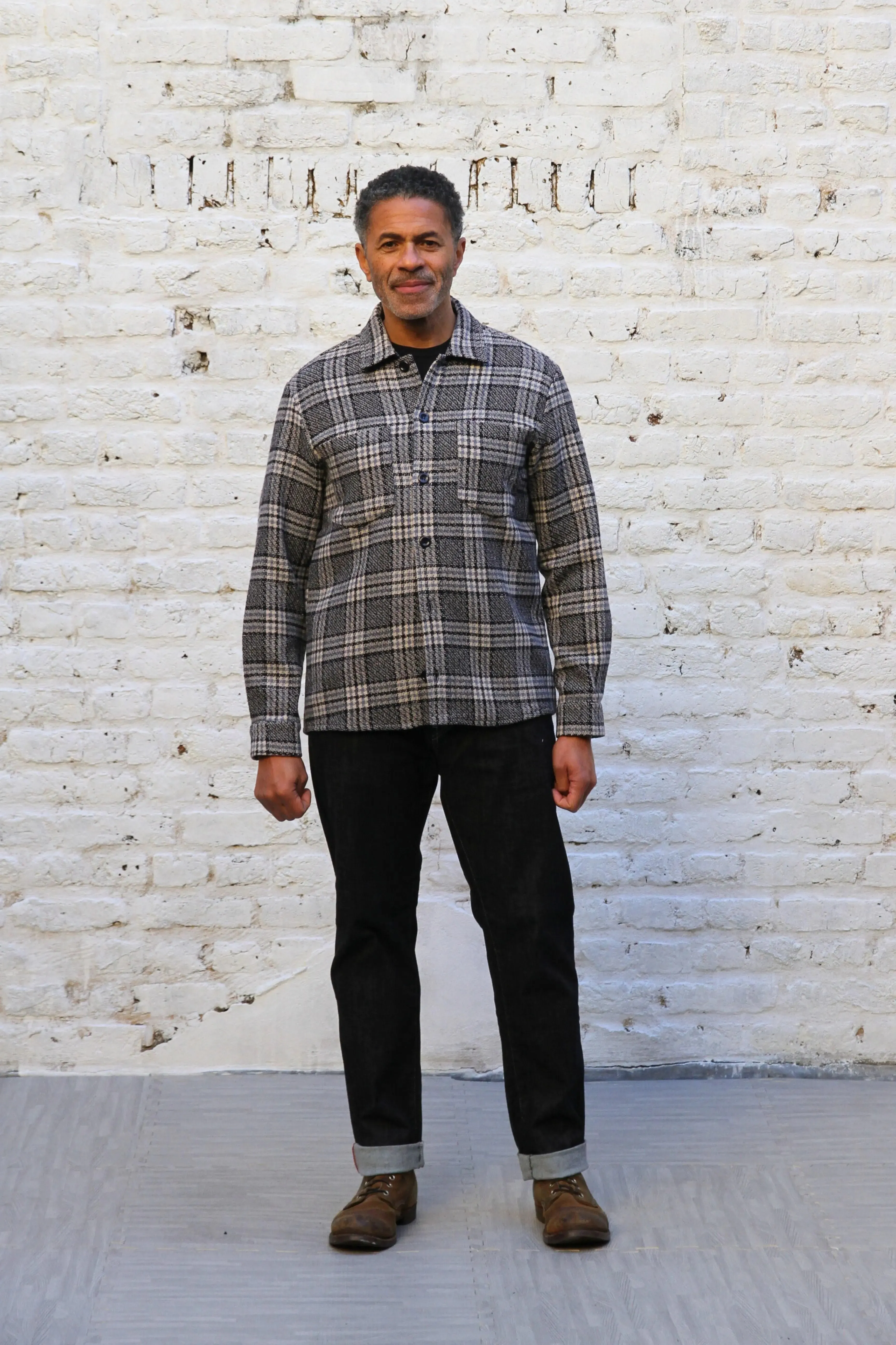 Bart Overshirt - Navy Check