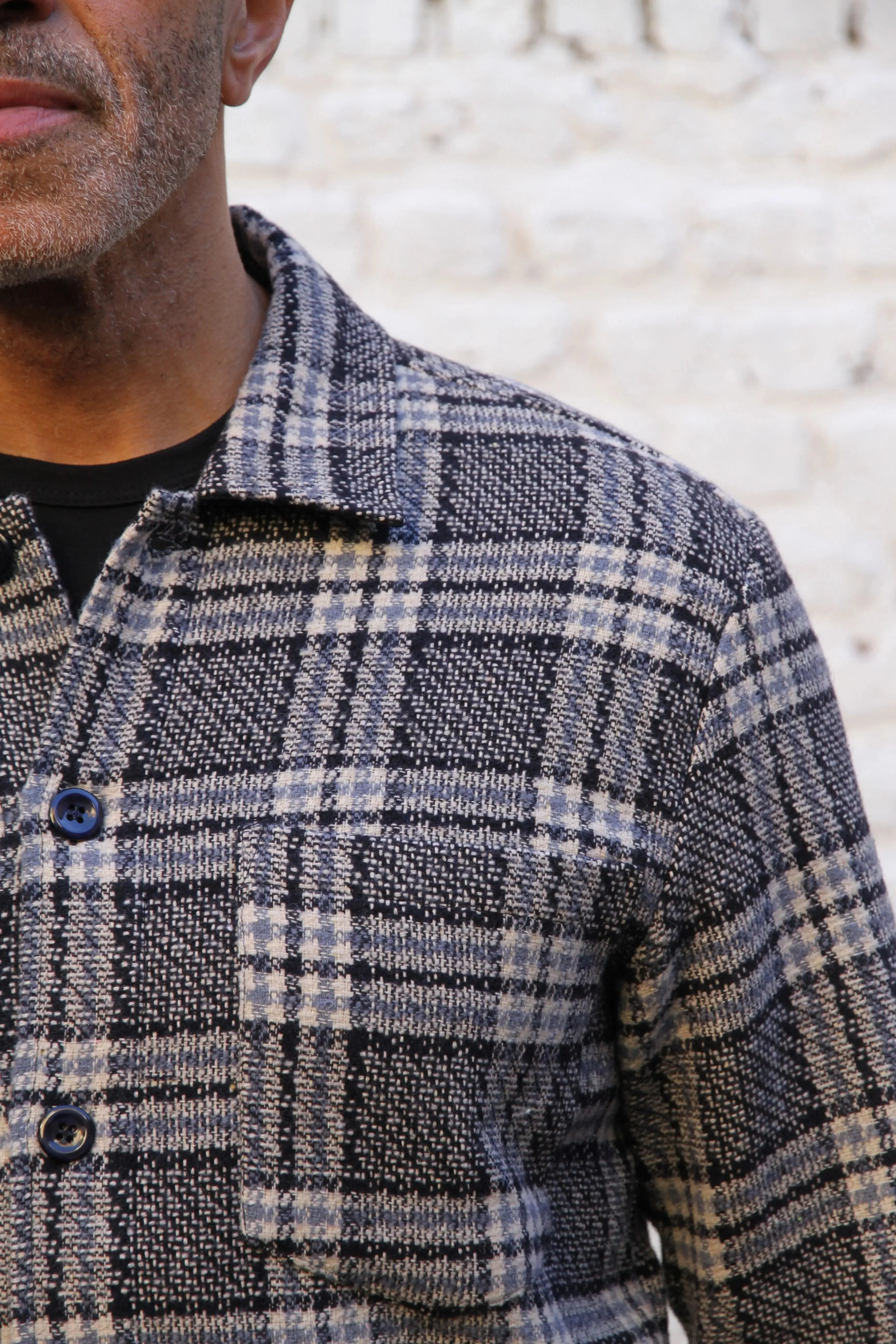 Bart Overshirt - Navy Check