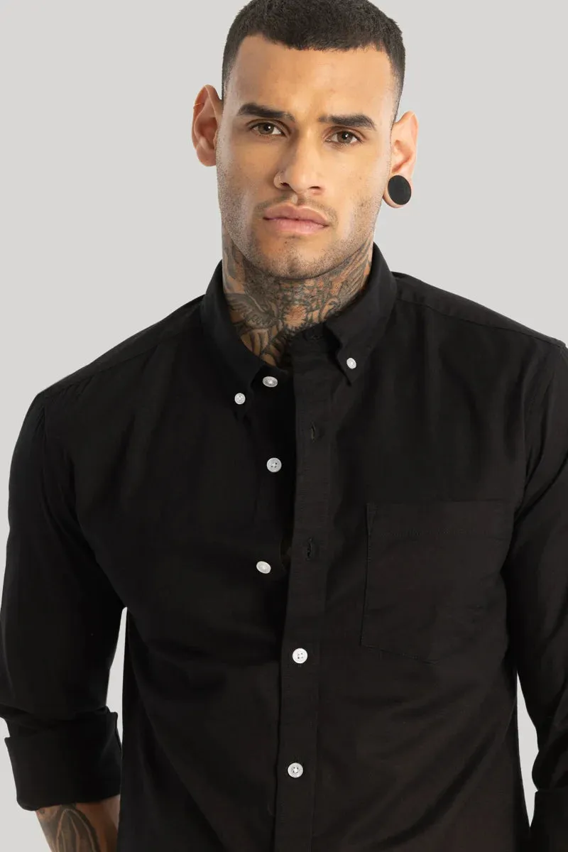 Black Oxford Shirt