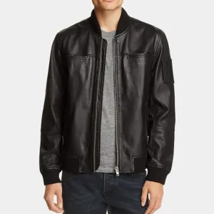 Buy Best Genuine High Quality of Blank Nyc Authentic Leather Bomber Jacket