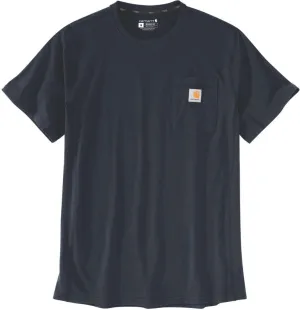 Carhartt Force Relaxed Fit Midweight Pocket T-Shirt, Navy