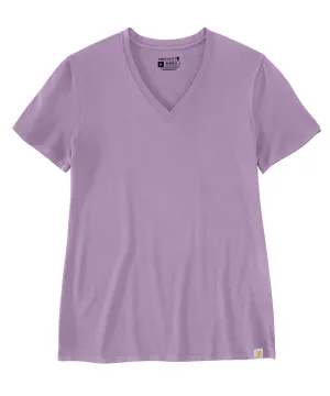 Carhartt Women's Relaxed Fit V-Neck T-shirt - Lupine