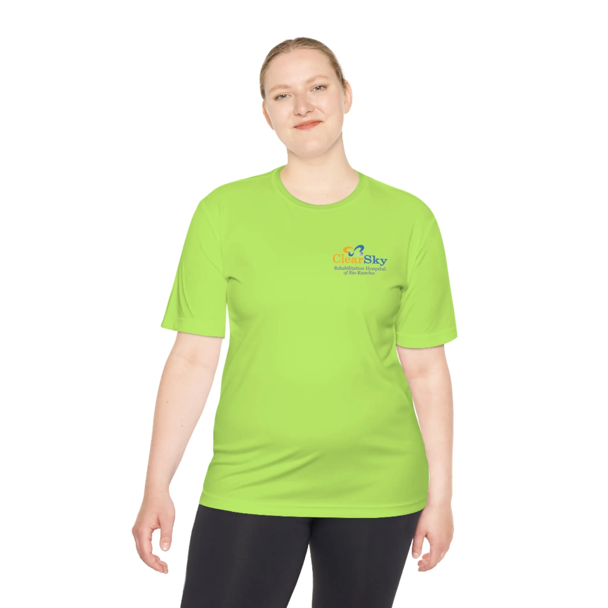 ClearSky Rehabilitation Hospital [Rio Rancho] [Front/Back Logo] | Unisex Moisture Wicking Tee