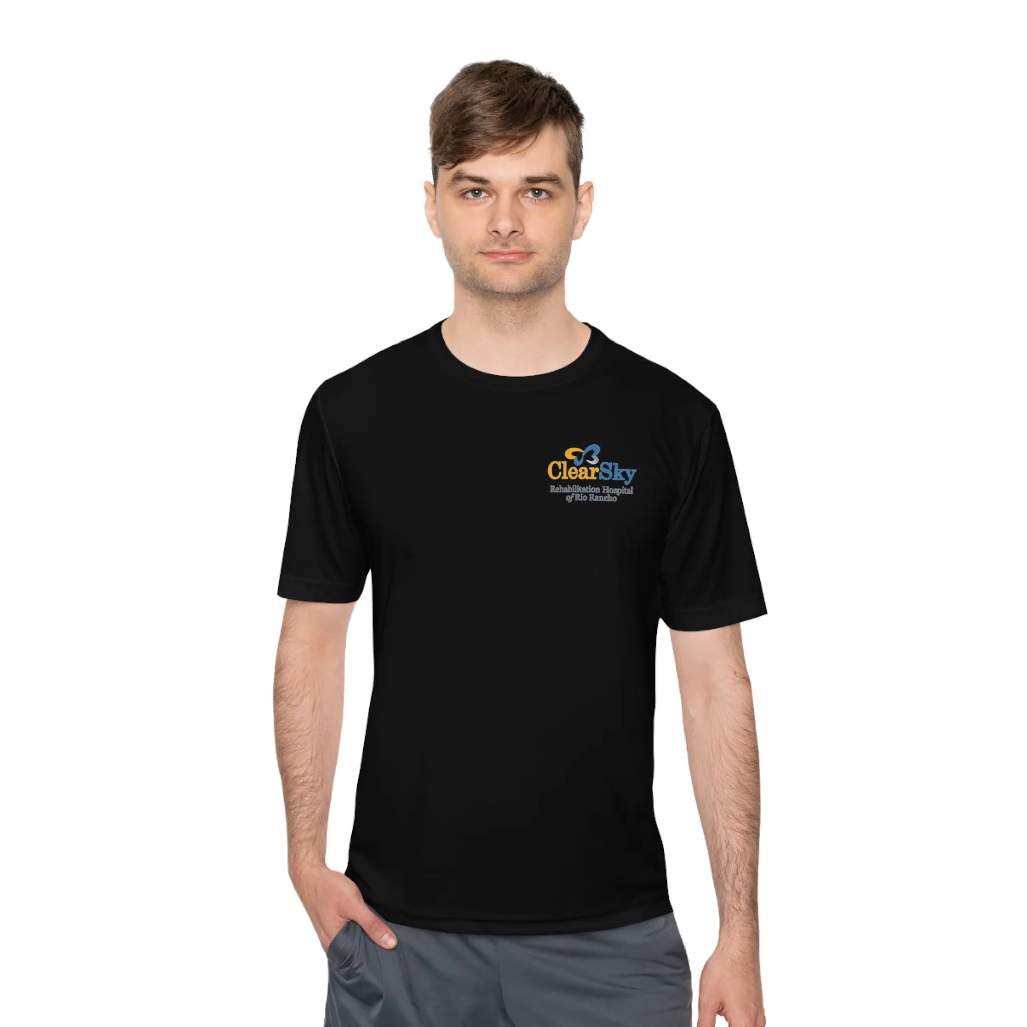 ClearSky Rehabilitation Hospital [Rio Rancho] [Front/Back Logo] | Unisex Moisture Wicking Tee