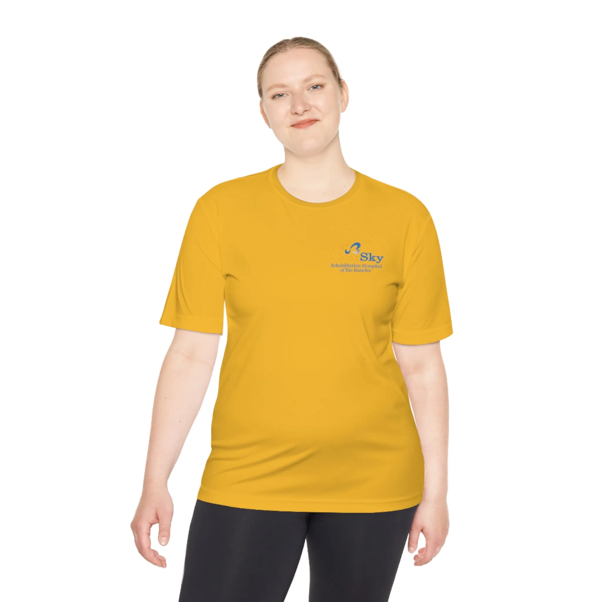 ClearSky Rehabilitation Hospital [Rio Rancho] [Front/Back Logo] | Unisex Moisture Wicking Tee