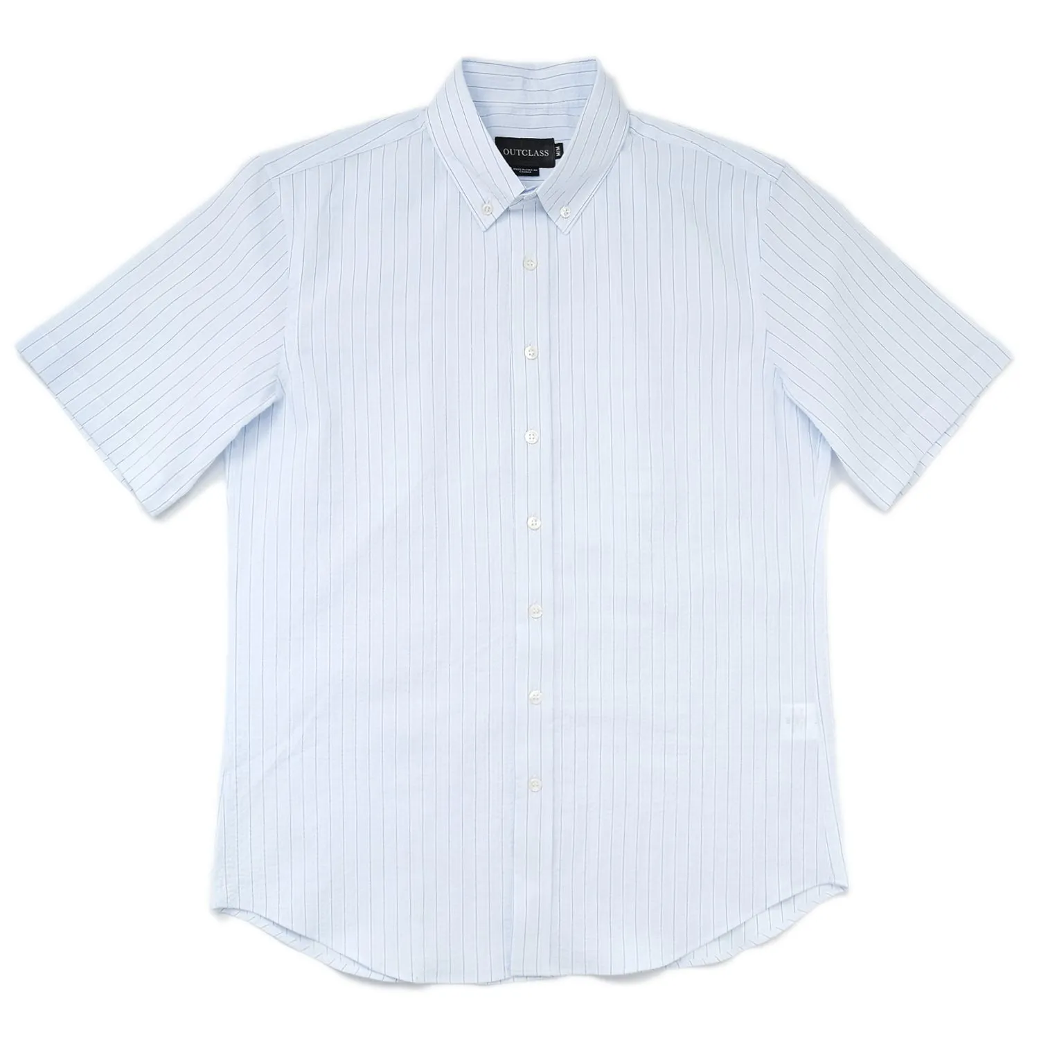 Cloud Stripe Seersucker S/S Shirt