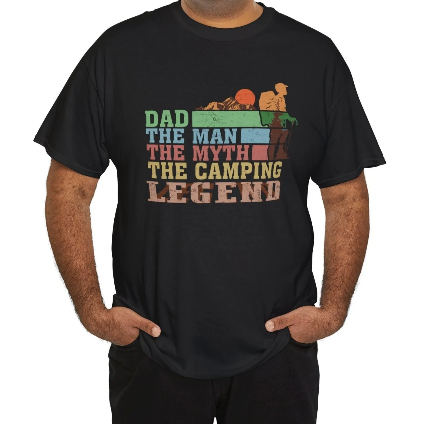 Dad The Camping Legend |  Cotton Tee