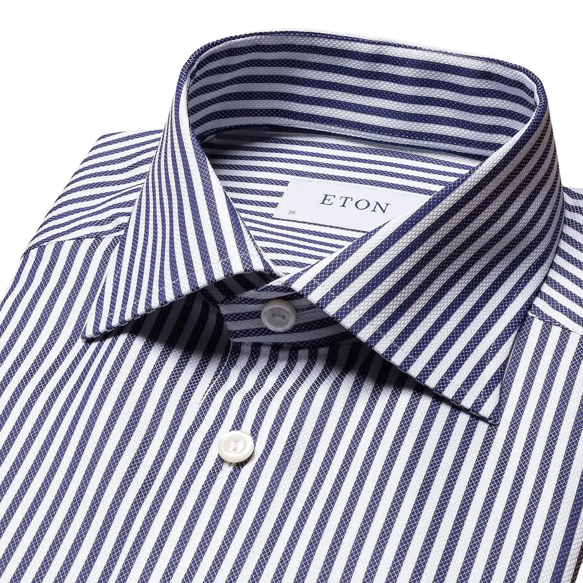 Dark Blue Bengal Stripe Contemporary Fit Shirt