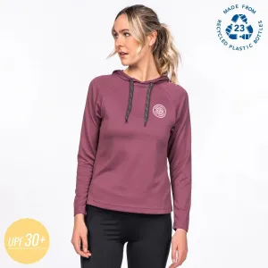 Desolve Breaker Hoodie Womens Plum