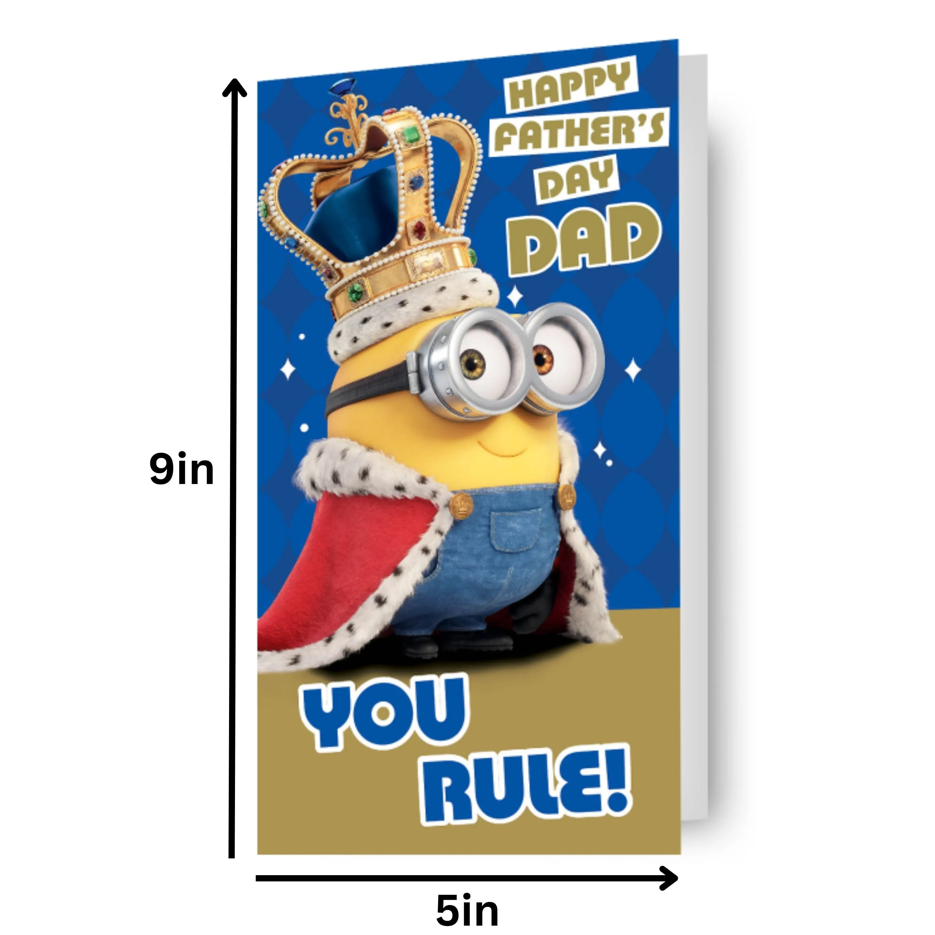 Despicable Me Minions 'You Rule' Father's Day Card