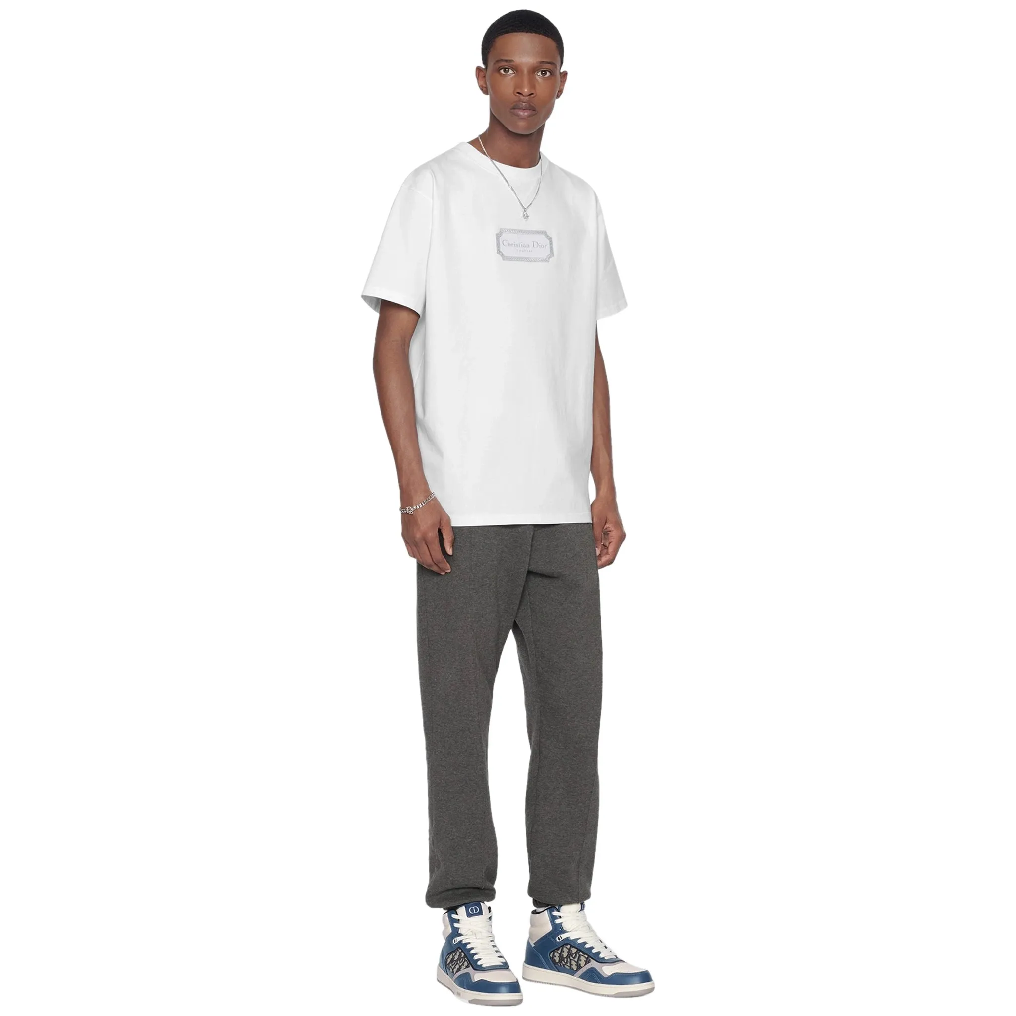 Dior Couture Relaxed Fit Cotton White T Shirt