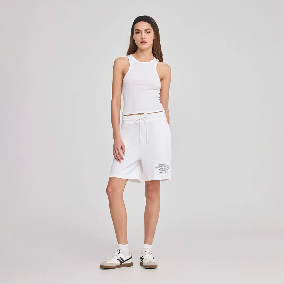 Drawstring Closure Bermuda Shorts