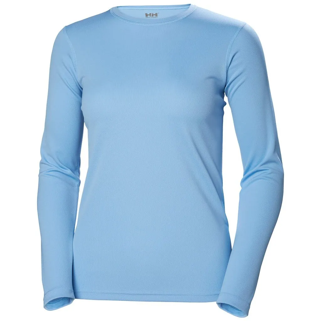 HELLY HANSEN CREW LS, BRIGHT BLUE WOMENS