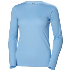 HELLY HANSEN CREW LS, BRIGHT BLUE WOMENS