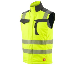 High-vis softshell bodywarmer e.s.motion