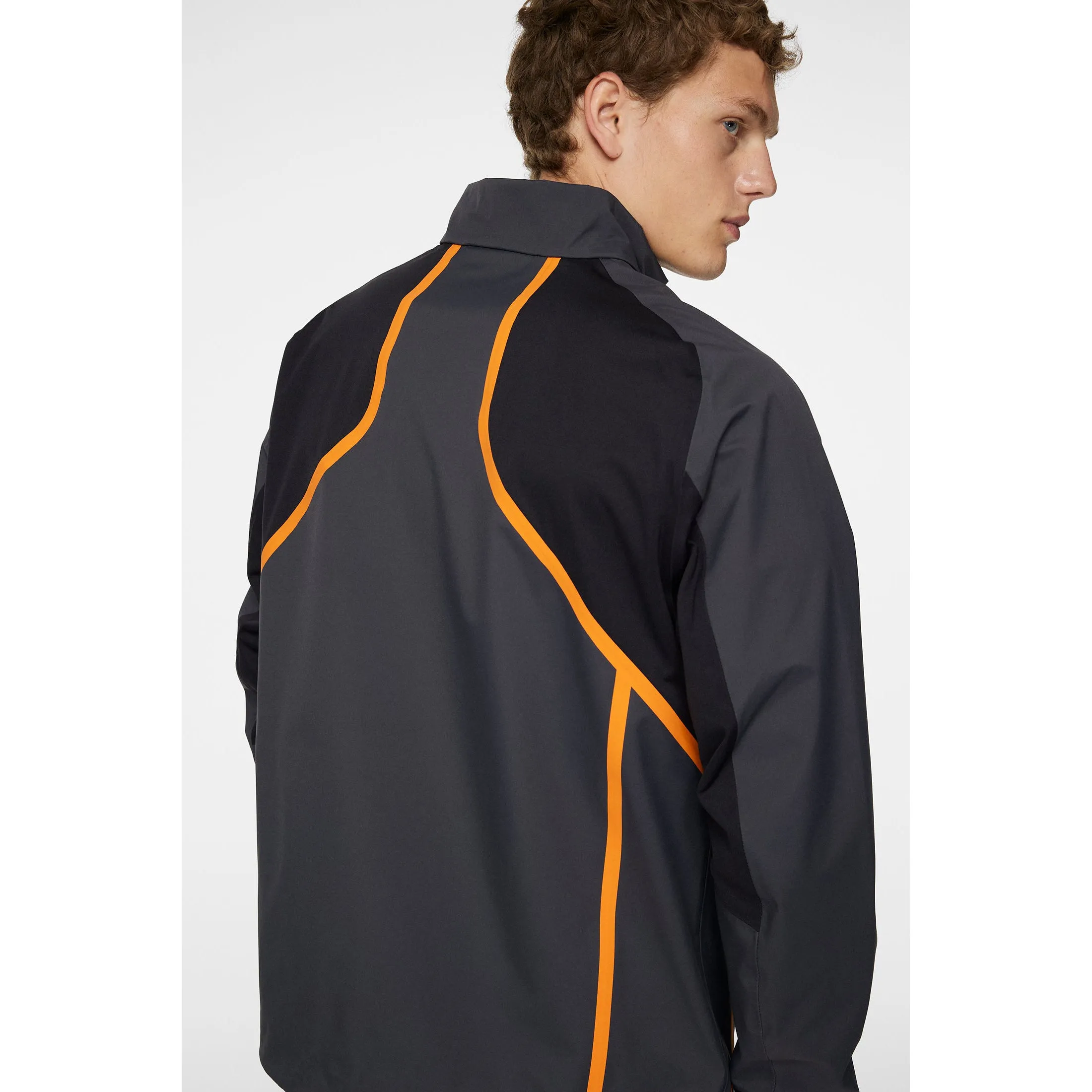 J.Lindeberg Sandy Waterproof Golf Jacket - Asphalt