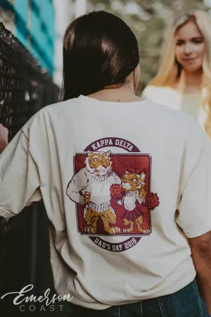 Kappa Delta Dad's Day Mascot Tee