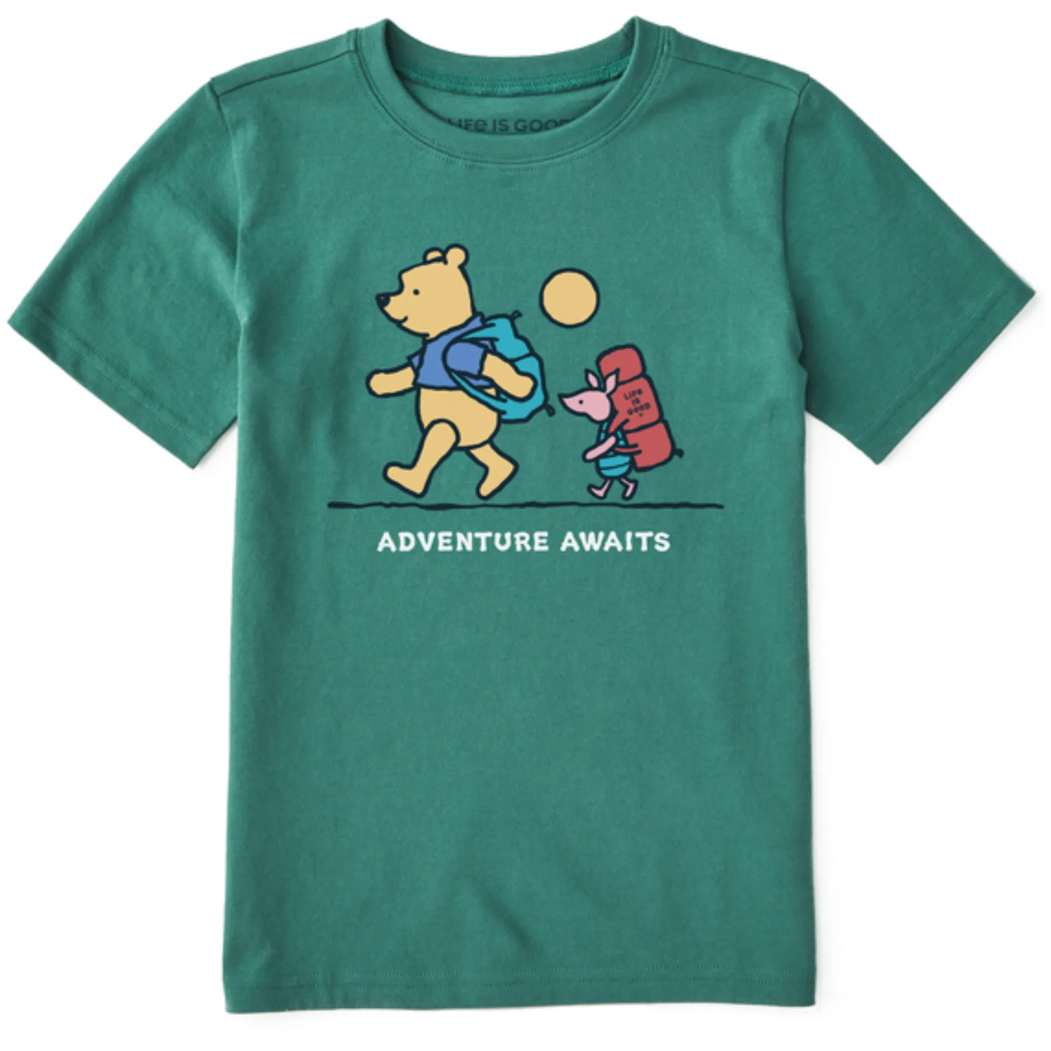 Kid's Life Is Good Winnie & Piglet Adventure Crusher Tee