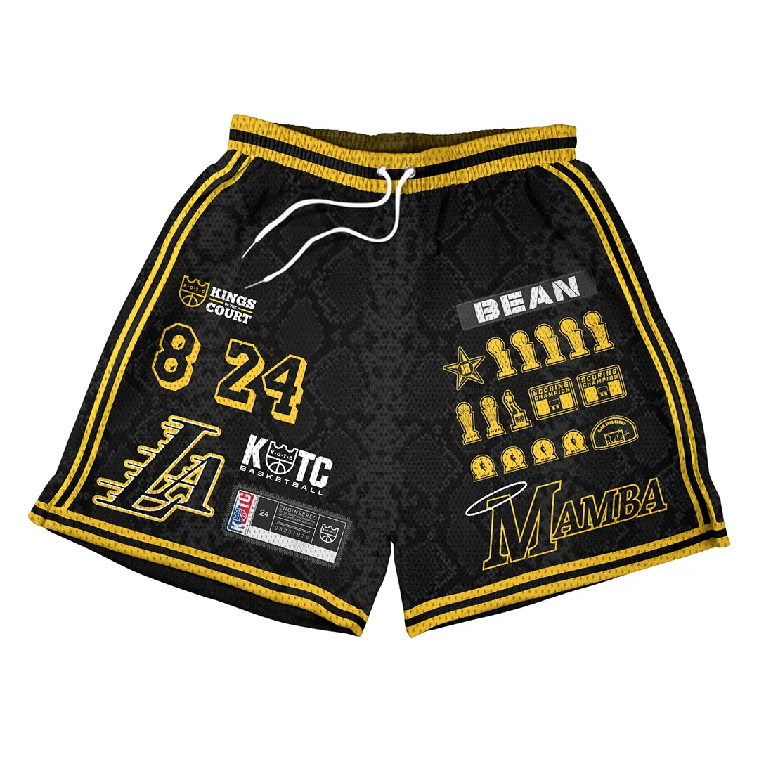 Kings of the Court Mamba Swingman Mesh Shorts Mamba Day 8/24 Collection