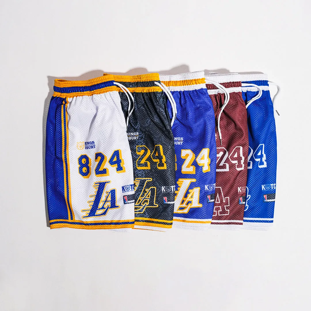 Kings of the Court Mamba Swingman Mesh Shorts Mamba Day 8/24 Collection