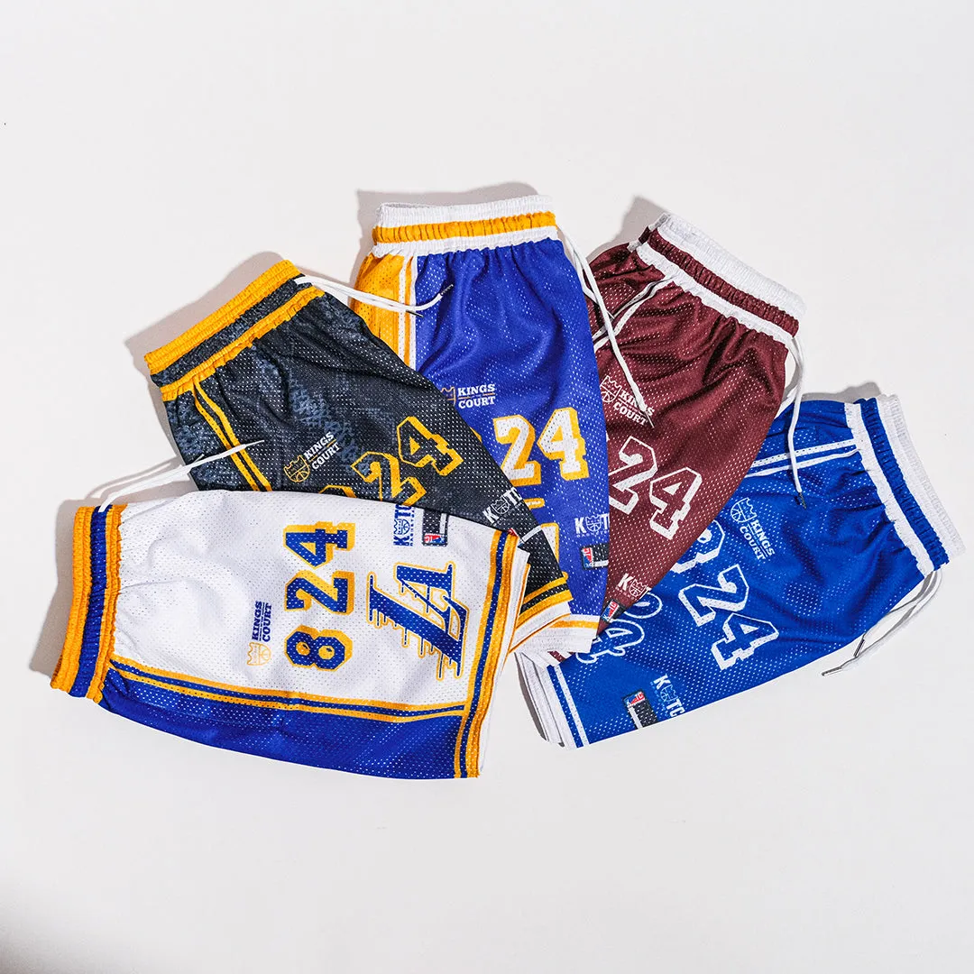 Kings of the Court Mamba Swingman Mesh Shorts Mamba Day 8/24 Collection