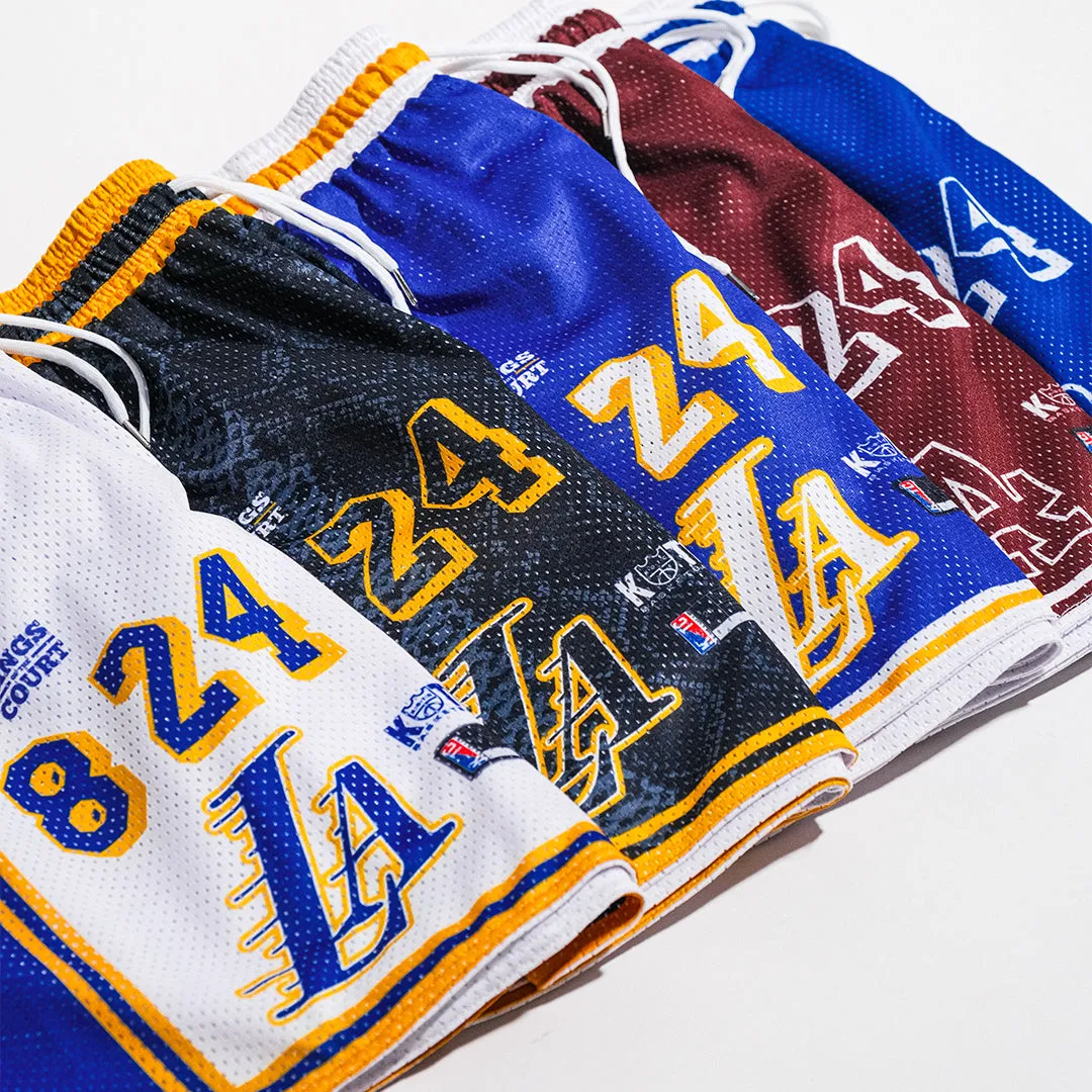 Kings of the Court Mamba Swingman Mesh Shorts Mamba Day 8/24 Collection