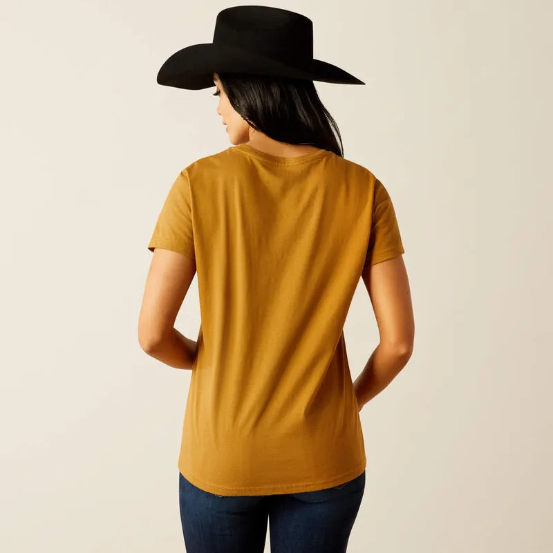 Ladies Ariat Stay Gold T-Shirt - 10054035