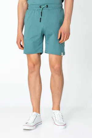 Lightweight Cotton Shorts - Teal Green