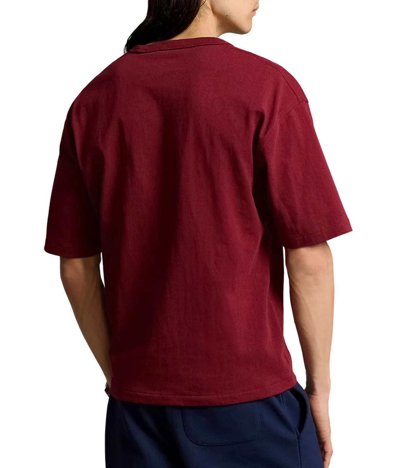 Men's Relaxed Fit Logo Jersey T-Shirt Red Carpet