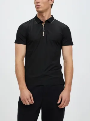 Men's Summer Button Short Sleeved Polo Shirt Moisture Wicking Shirt Short Sleeved—Brant Top