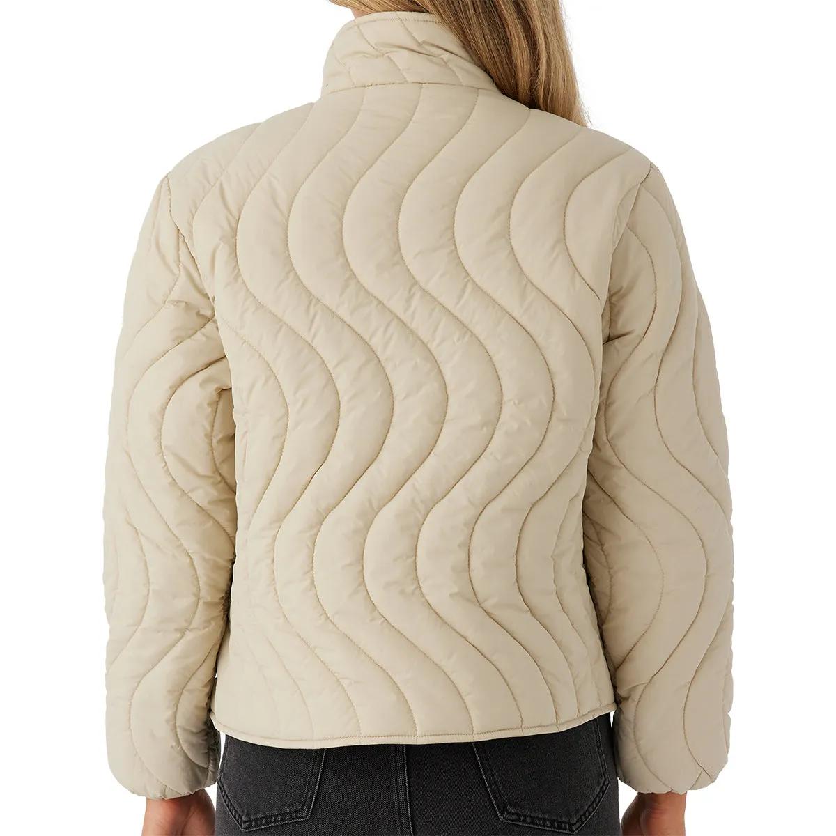 O'Neill Women's Eden Wave Quilted Zip Jacket