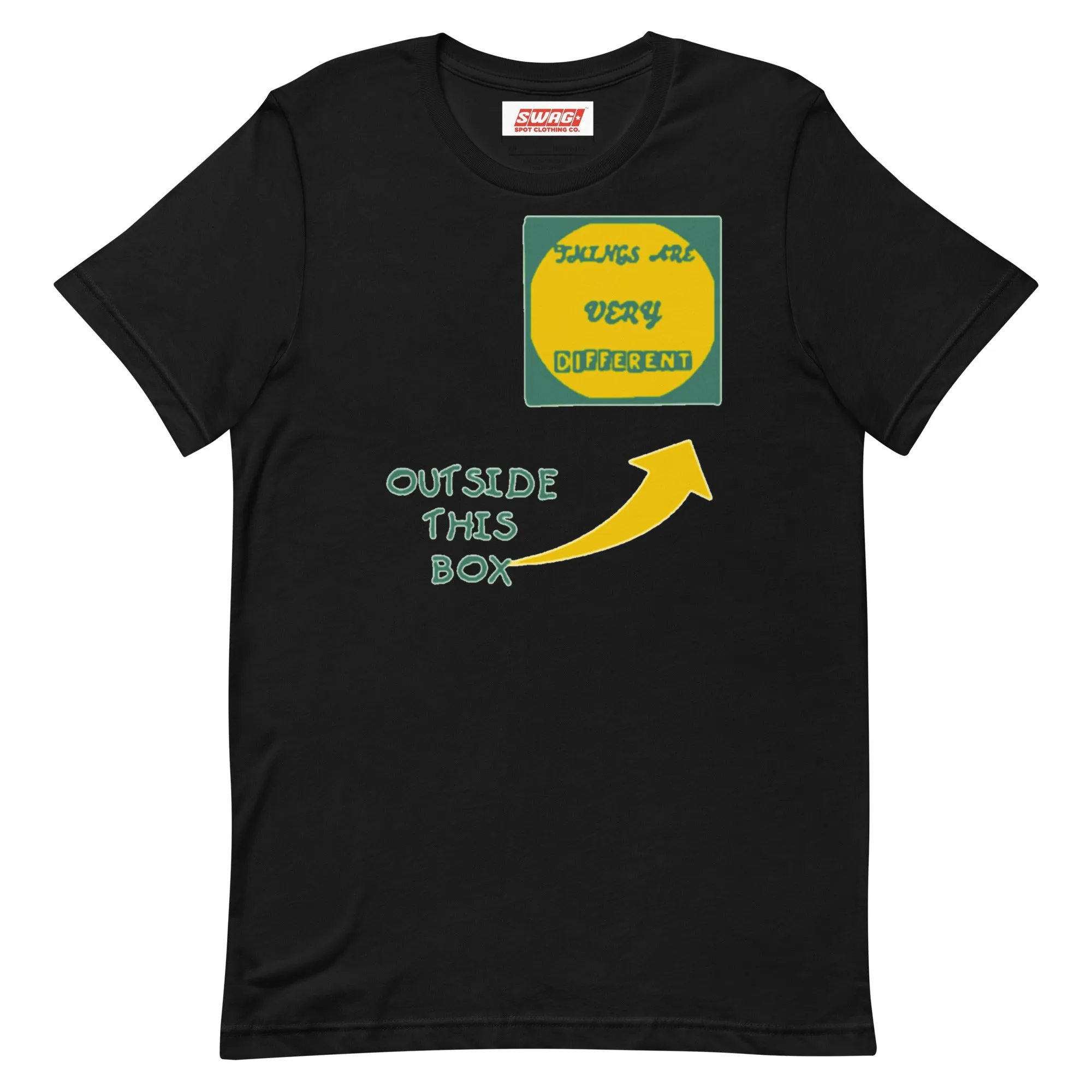 Outside The Box Green Unisex t-shirt