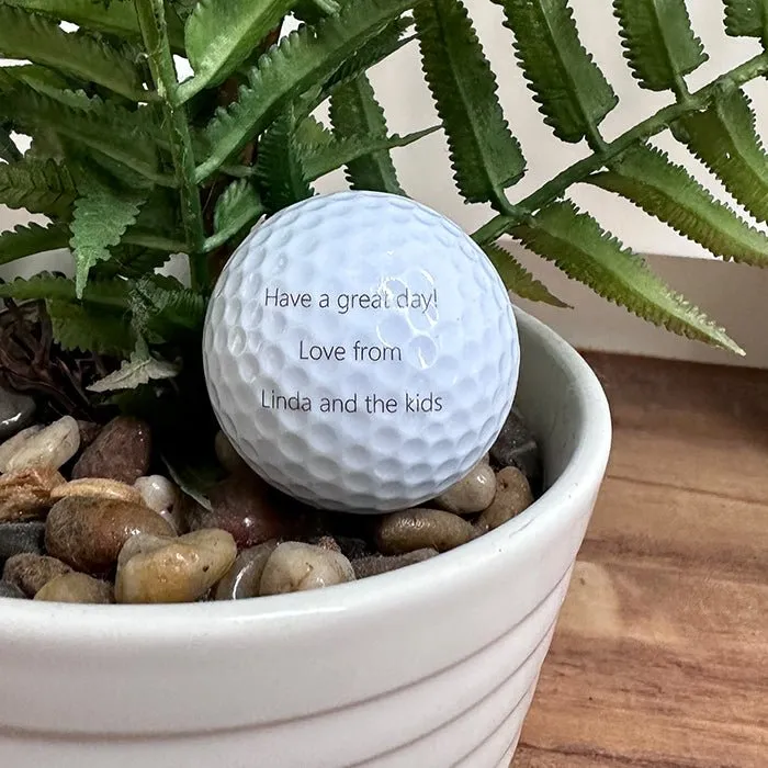 Personalised Fathers Day Golf Ball