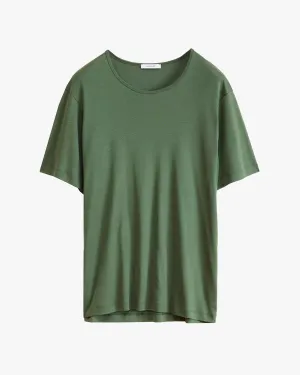 Rib U Neck T-Shirt