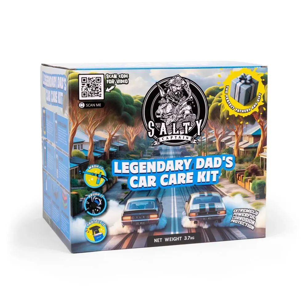 Salty Captain Legendary Dad's Car Care Kit - BUNLGDKEA