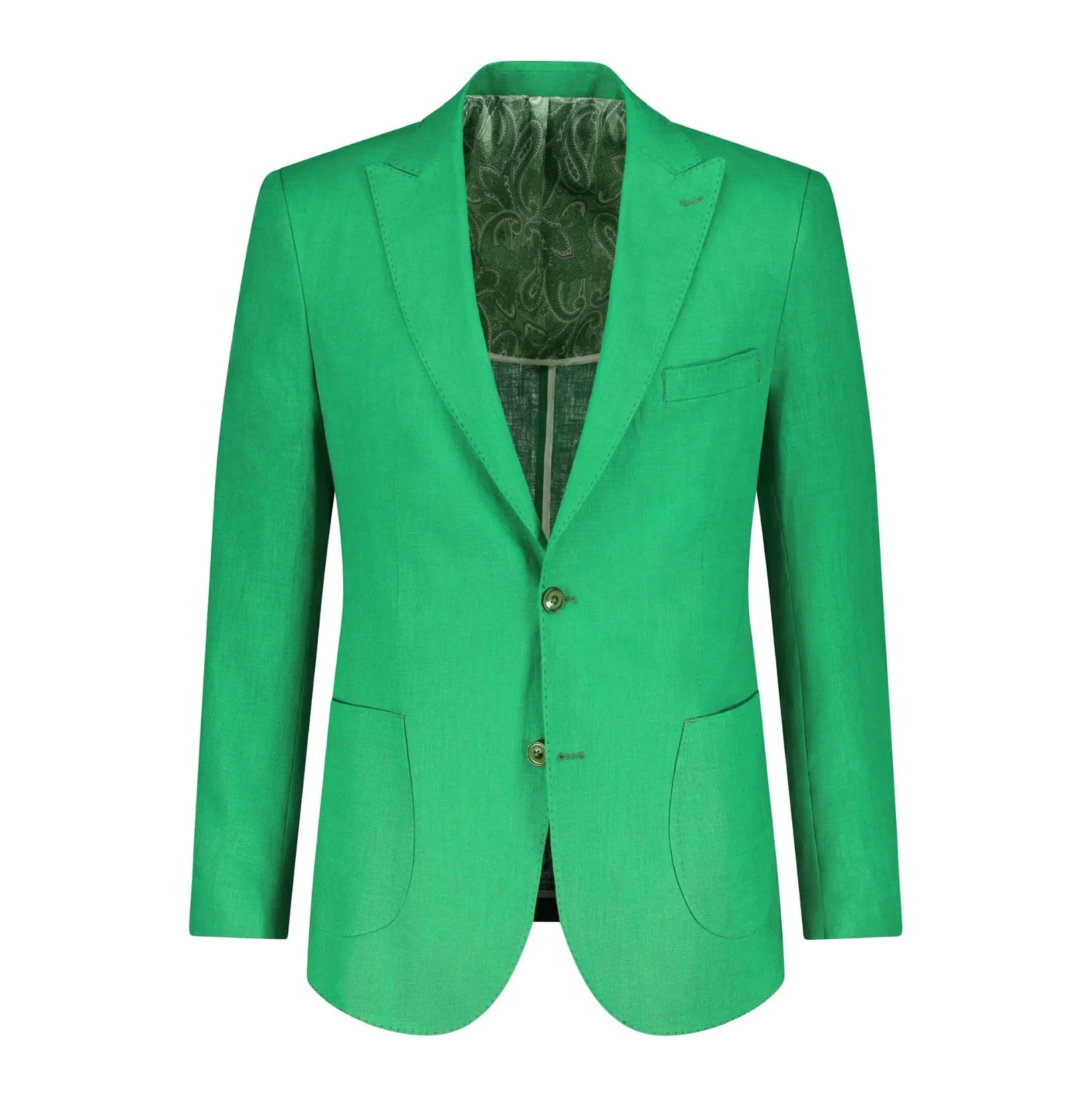 The Mint Linen Jacket