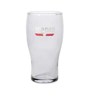 Top Gun Pint Glass - Top Dad