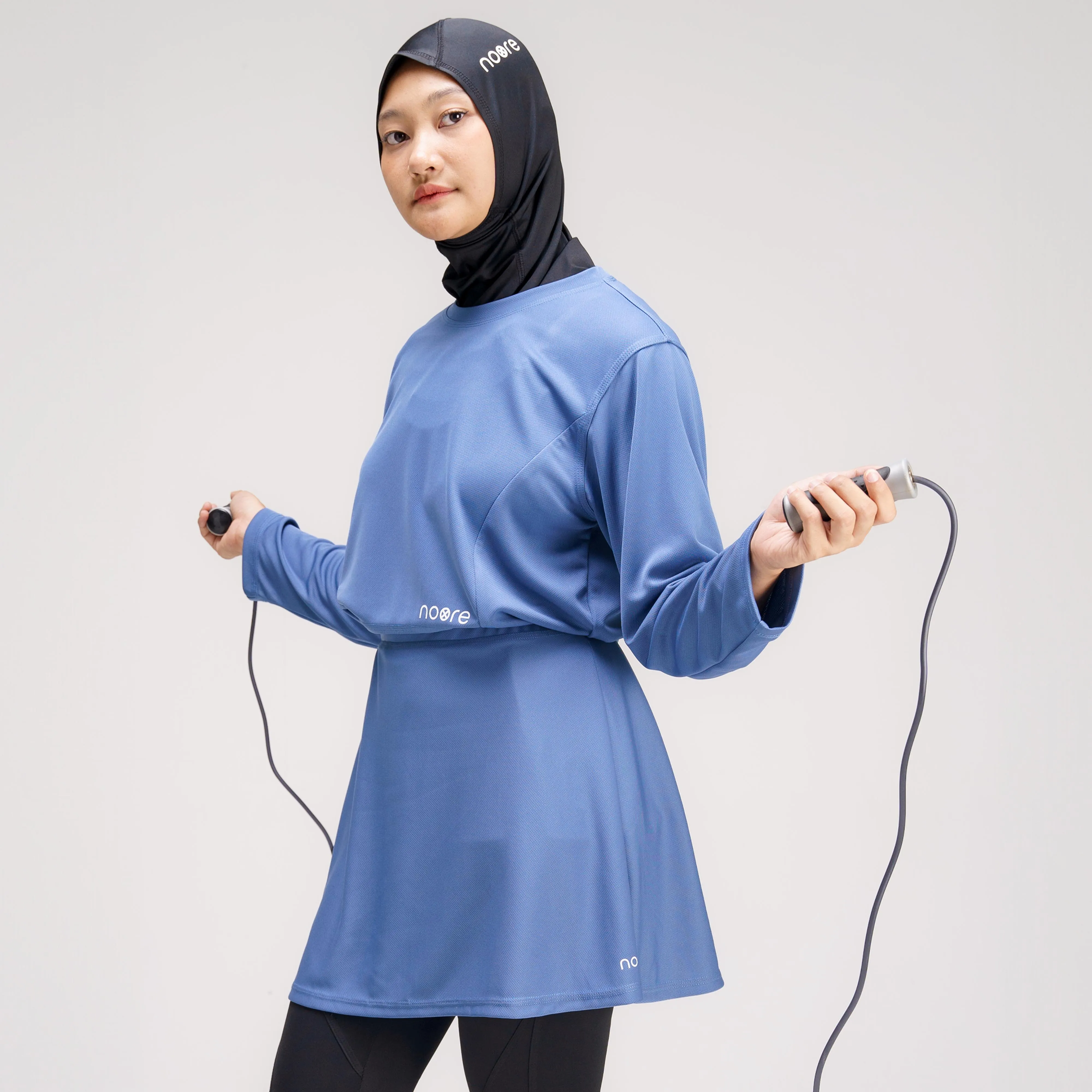 Ultimate Basic -  Arabella Top - Stone Blue