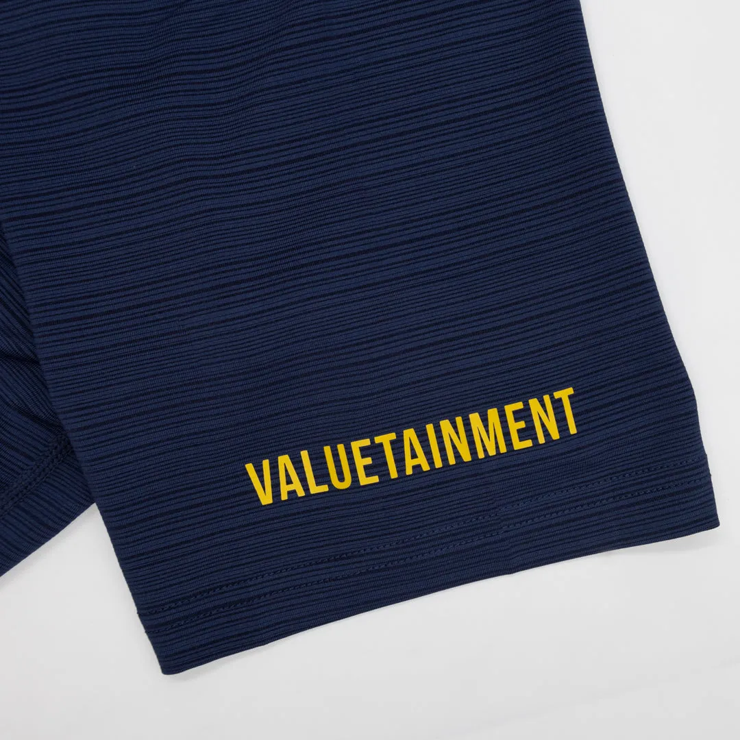 Valuetainment Blue Performance Short Sleeve Shirt