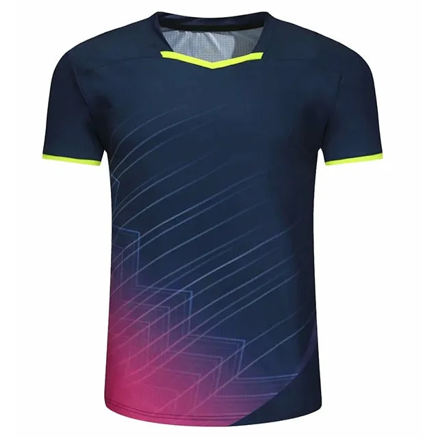 Women's Men's Sports Badminton wear shirts Table tennis game Shirts clothes Exercise Tennis Volleyball Handball Shirts