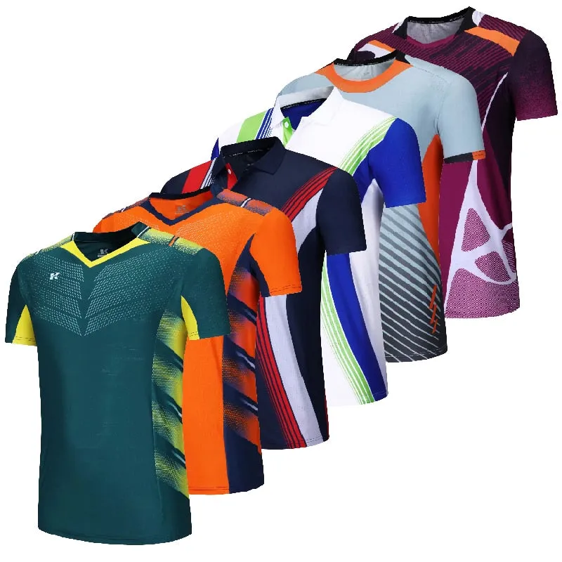 Women's Men's Sports Badminton wear shirts Table tennis game Shirts clothes Exercise Tennis Volleyball Handball Shirts