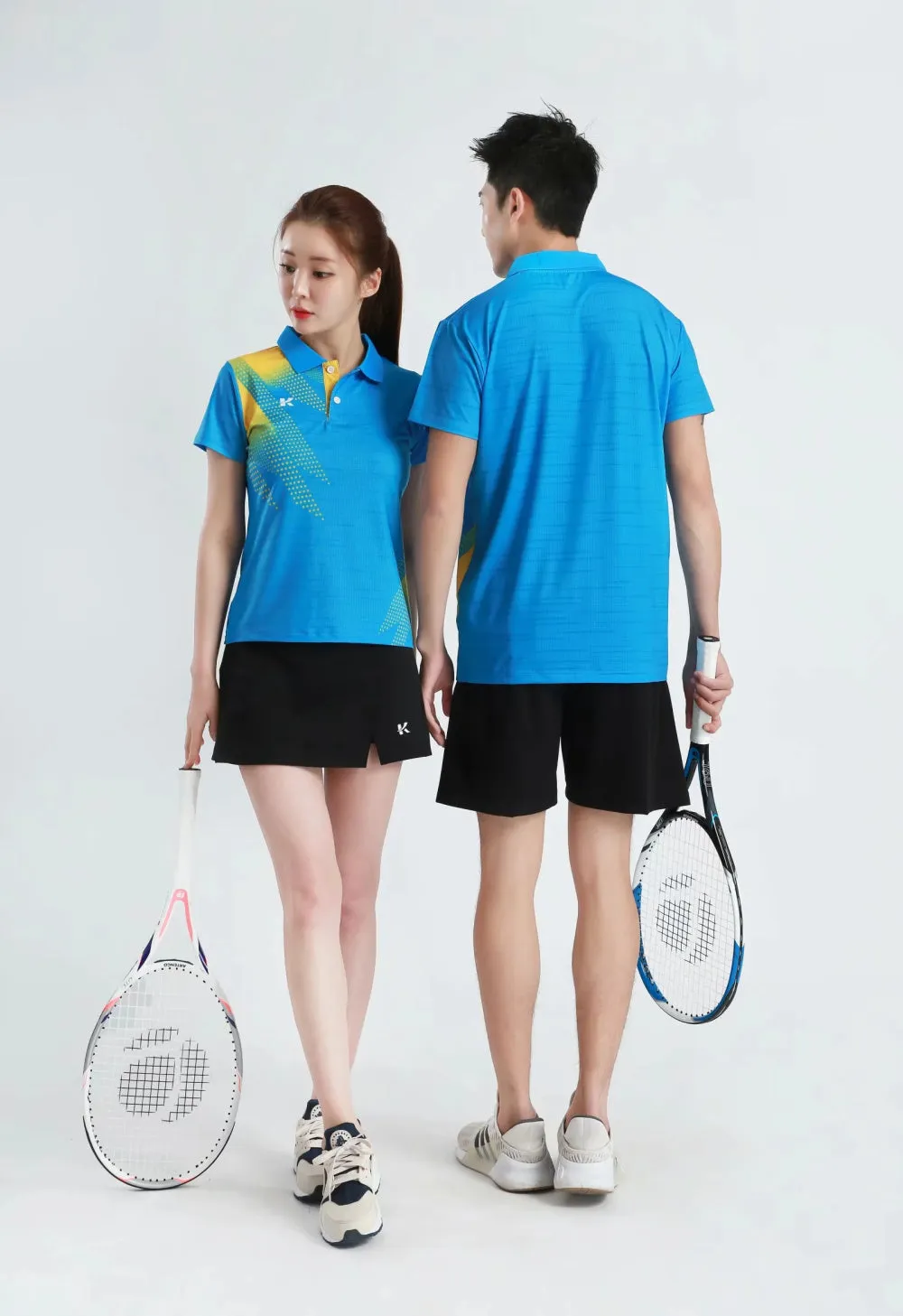 Women's Men's Sports Badminton wear shirts Table tennis game Shirts clothes Exercise Tennis Volleyball Handball Shirts