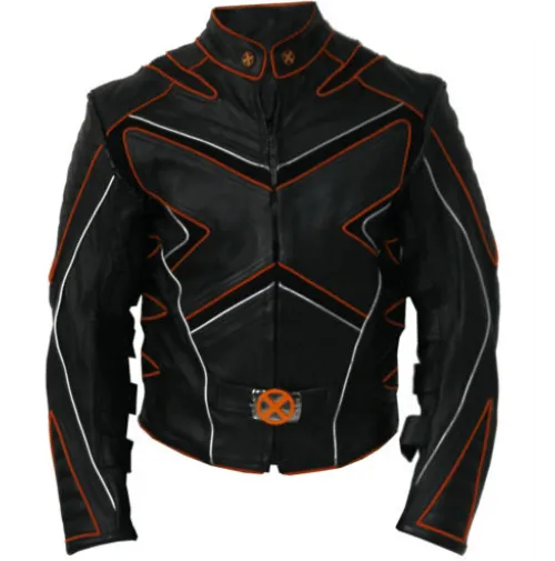 X-Men 3 The Last Stand Wolverine Motorcycle Replica Leather Jacket